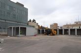 El Ayuntamiento de Murcia inicia la demolicin de los barracones de la antigua guardera de La Paz