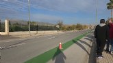 El PSOE de Lorca denuncia la nefasta gestión de Fulgencio Gil y el estado lamentable del carril bici en la carretera de Águilas