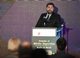 López Miras en los Premios al Mérito Deportivo: Cuando la Región de Murcia cree en sí misma, es imparable'