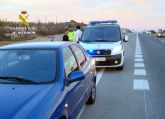 La Guardia Civil detiene al conductor de un turismo que superaba siete veces la tasa de alcoholemia