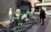 El Ayuntamiento de Caravaca realiza obras de reparación y mejora de la accesibilidad en aceras de los barrios de 'El Cejo' y 'Ciudad Jardín'
