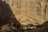Patrimonio mejora los accesos y la seguridad de Cueva Victoria