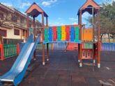 El Ayuntamiento de Lorca lleva a cabo un Plan de Mantenimiento continuado de los parques infantiles del municipio