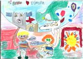 Alumnos del CEIP La Cruz resultan ganadores del concurso de dibujo: 'Mi pueblo, Europa'