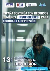 Espana contina con recursos humanos insuficientes para abordar la depresin