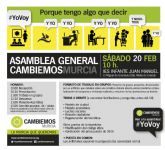 Cambiemos Murcia definir sus lneas de trabajo en una asamblea abierta a toda la ciudadana