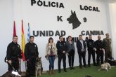Presentada oficialmente la Unidad Canina de la Policía Local de Jumilla