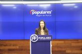 Nuria Fuentes: 'Ni la mentira, ni el insulto continuado del PSOE van a blanquear al autntico 'relator' murciano de Snchez, Diego Conesa'