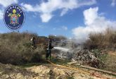 Extinguido un incendio de matorral bajo en la zona de Los Mateos