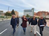 El Ayuntamiento de Lorca abrir al trfico en las prximas semanas el nuevo vial que conecta la Alameda de Cervantes con el Camino Marn