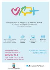 La Fundacin 'la Caixa', en convenio con el Ayuntamiento de Mazarrn y en colaboracin con el Centro de Da, impulsa talleres virtuales para las personas mayores