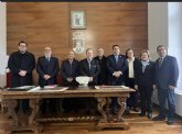 Recepción oficial en el Ayuntamiento a la Unione Maestranze di Trapani