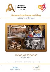 Nace la nueva web de Artelor y se presentan nuevas demostraciones artesanas en vivo en la Casa del Artesano de Lorca