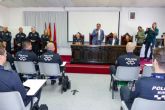 El Alcalde Serrano da la bienvenida a los 58 aspirantes a agente de Polica Local de Murcia que comienzan hoy la academia