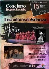 Concierto espectculo LOS COLORES DE LA DANZA en el Teatro Villa de Molina el viernes 15 de marzo