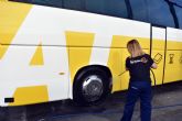 Grupo Floridablanca utiliza uno de los virucidas más potentes contra el coronavirus para desinfectar los autobuses de Murcia
