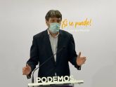 Podemos acusa a PP y PSOE de exigir recortes al trasvase en Castilla la Mancha y oponerse en la Región de Murcia