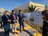 La Comunidad inicia las obras del itinerario ciclista continuo que recorrer La Manga para fomentar la movilidad sostenible