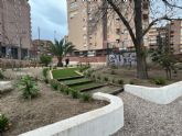El Ayuntamiento de Lorca crea un nuevo espacio verde en la zona ajardinada del IES Ibñez Martn