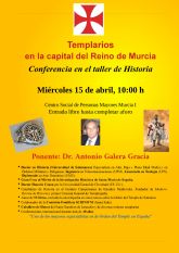 Conferencia sobre los Templarios en Murcia