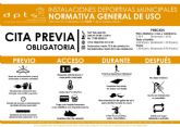 El Complejo Deportivo La Torrecilla Gins Antonio Vidal Ruiz reabrir seis espacios este viernes