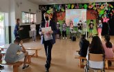 Andrs Guerrero visita el CEIP Nuestra Senora de la Arrixaca para conocer in situ sus trabajos de estudio y conservacin de la huerta de Murcia