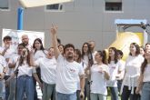 El rector de la Universidad de Murcia asiste al acto para celebrar el Día del Niño Hospitalizado en la Arrixaca