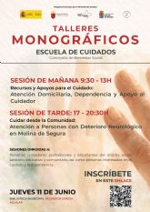 La Concejalía de Bienestar Social presenta las novedades de la segunda edición de la Escuela de Cuidados de Molina de Segura