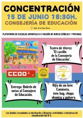 La plataforma de escuelas infantiles 0-3 de la regi�n de Murcia se moviliza contra la precariedad del sector con dos concentraciones la pr�xima semana