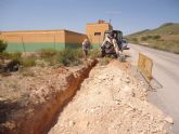 Instalan un ramal de tubería de distribución en El Raiguero para solucionar los problemas de interrupción del servicio en las zonas altas