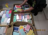 La Guardia Civil detecta la oferta de miles de productos falsificados en Lorca