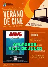 El programa Un Verano de Cine 2026 aplaza la proyecci�n del martes 14 de julio al d�a 21 de julio