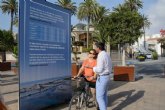 Medio Ambiente instala cuatro monolitos con informacin sobre los valores ambientales y medidas de conservacin del Mar Menor