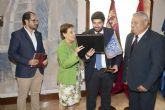 Representantes del Paso Azul se renen con el presidente de la Comunidad Autnoma en San Esteban para avanzar en la mejora patrimonial de la Hermandad