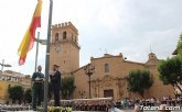 Totana vuelve a rendir homenaje institucional a la bandera de España coincidiendo con el Día de la Fiesta Nacional