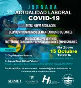 Dirección Humana, Adimur, Amefmur y Ruíz & Gálvez analizarán la legislación laboral referente al Covid-19 con la Inspección de Trabajo