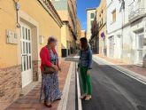 Finalizan las obras de renovaci�n integral de la calle Oria y Cantoria en el barrio de San Jos�