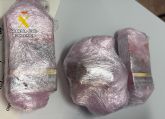 La Guardia Civil localiza y detiene a cuatro personas por intentar introducir droga en el Centro Penitenciario Murcia I