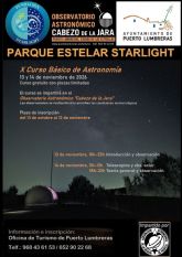 Puerto Lumbreras celebrar� la X edici�n del 'Curso B�sico de Astronom�a' en el Observatorio Astron�mico Cabezo de la Jara
