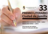 Abierto el plazo para presentar trabajos al XXXIII Premio Literario Ciudad de Jumilla