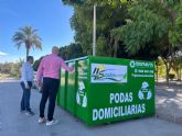 El Ayuntamiento de Santomera instala 7 nuevos contenedores de poda en el municipio