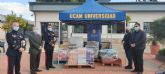 UCAM Cartagena dona 1.500 kg de alimentos que los militares entregarn a Caritas