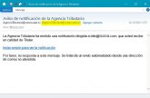 'Aviso de notificación de la Agencia Tributaria', nuevo phishing