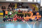 80 niños de diversos puntos de la región disfrutan en Mazarrón de una jornada de 'peque-balonmano'