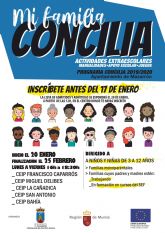 Hasta el 17 de enero se encuentra abierta la inscripcin para la campaña 'mi familia concilia'