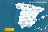 La reserva hidráulica española se encuentra al 56,6 por ciento de su capacidad