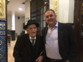 El alcalde de Totana felicita a su vecino más mayor, Juan Tudela Piernas “El Tío Juan Rita”, que hoy cumple 104 años
