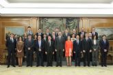 Don Felipe recibe a la Junta de Gobierno de la FEMP