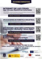 Caravaca acoge cursos gratuitos especialmente dirigidos a Pymes y autónomos para fomentar la digitalización del sector empresarial