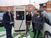Murcia estrena seis nuevos cargadores para vehculos elctricos junto a paradas de taxis
